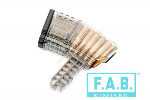 Магазин Pufgun на СКС 7,62х39 10 патронов, прозрачный Магазин Pufgun на СКС 7,62х39 10 патронов, прозрачный